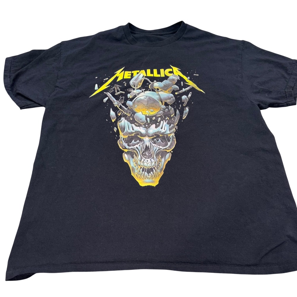Metallica M72 World Tour T-Shirt Mens XL Black 2023 2024 Concert Tee Metallica